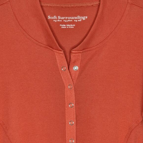 Soft Surroundings Snap Front Northport Cardigan Jacket With Pockets PM - Picture 2 of 7